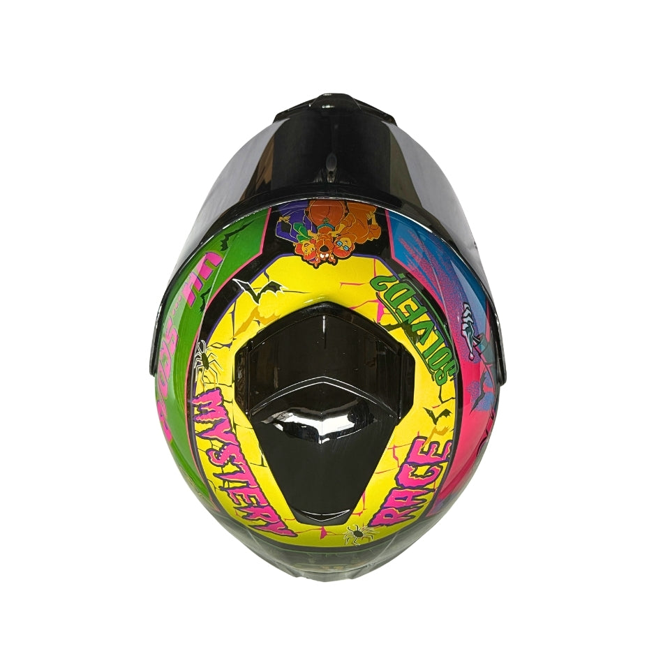 Casco WARNER Integral Shanghai Scooby Doo Certificación DOT I ECE