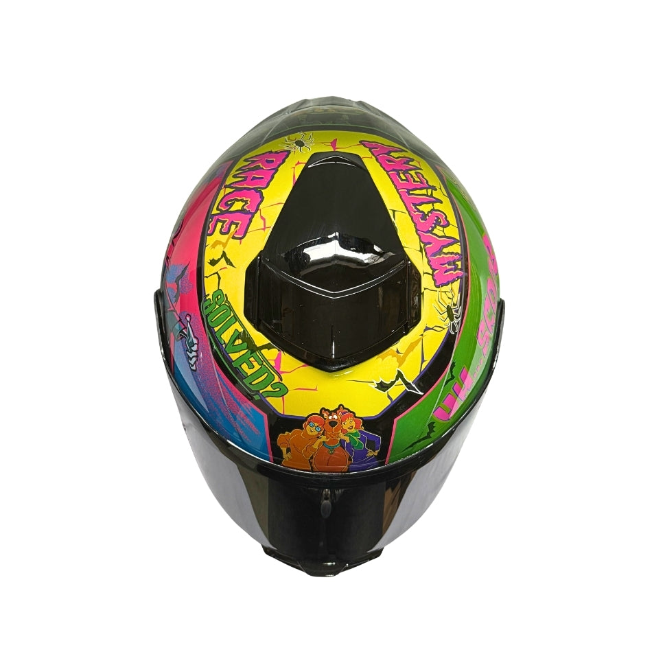 Casco WARNER Integral Shanghai Scooby Doo Certificación DOT I ECE