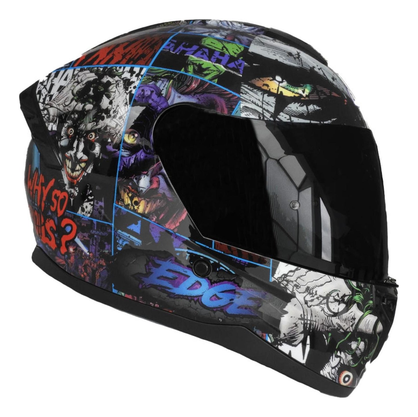 Casco Dc Integral Zoom Pro Joker Certificado Dot