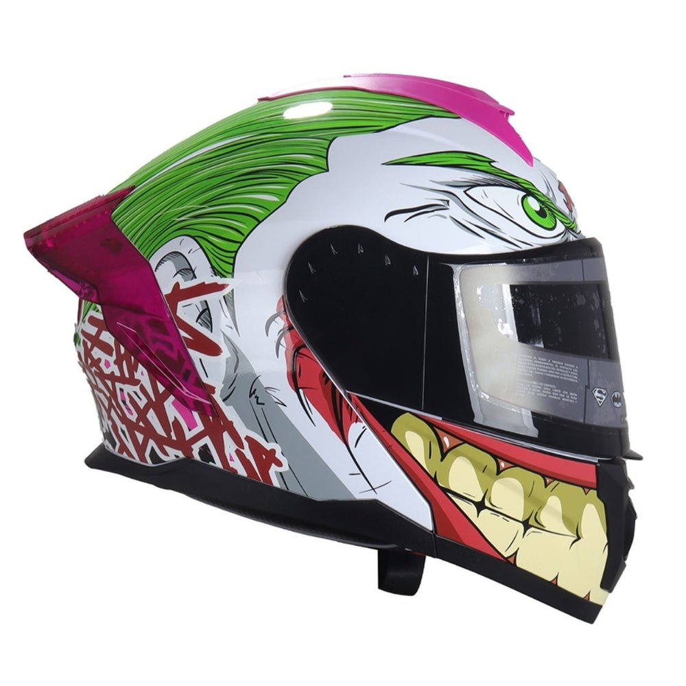Casco EDGE Abatible Boston Joker Certificación DOT I ECE
