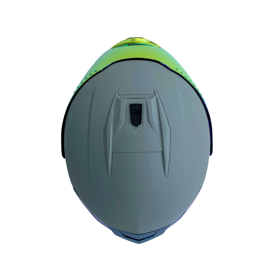 Casco EDGE Integral Extreme Solido Negro / Litmus Metalizado Certificación DOT I ECE
