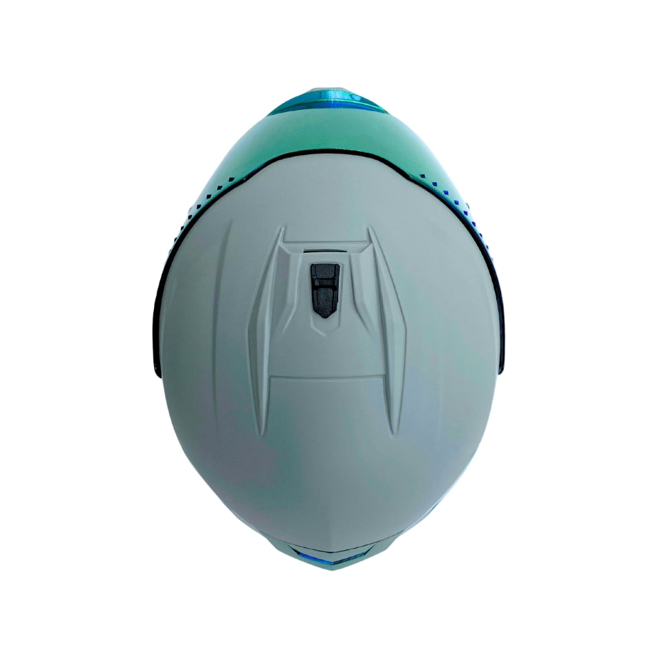 Casco EDGE Integral Extreme Solido Negro / Morado Metalizado Certificación DOT I ECE