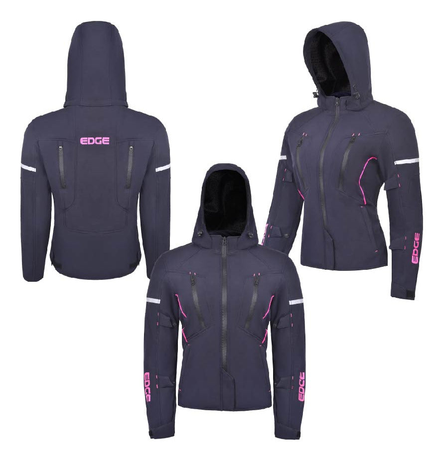 M - Chaqueta Edge Pro Series Azul / Rosa