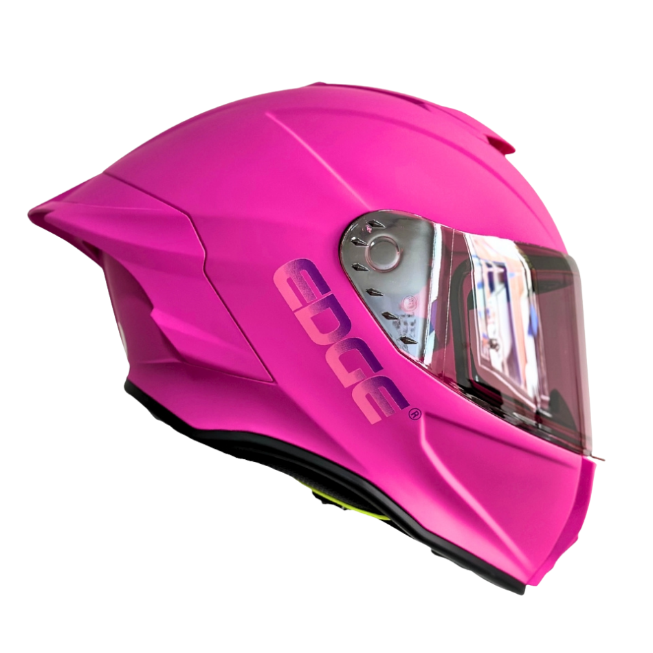Casco EDGE Integral Shanghai Sólido Rosado Certificación DOT | ECE