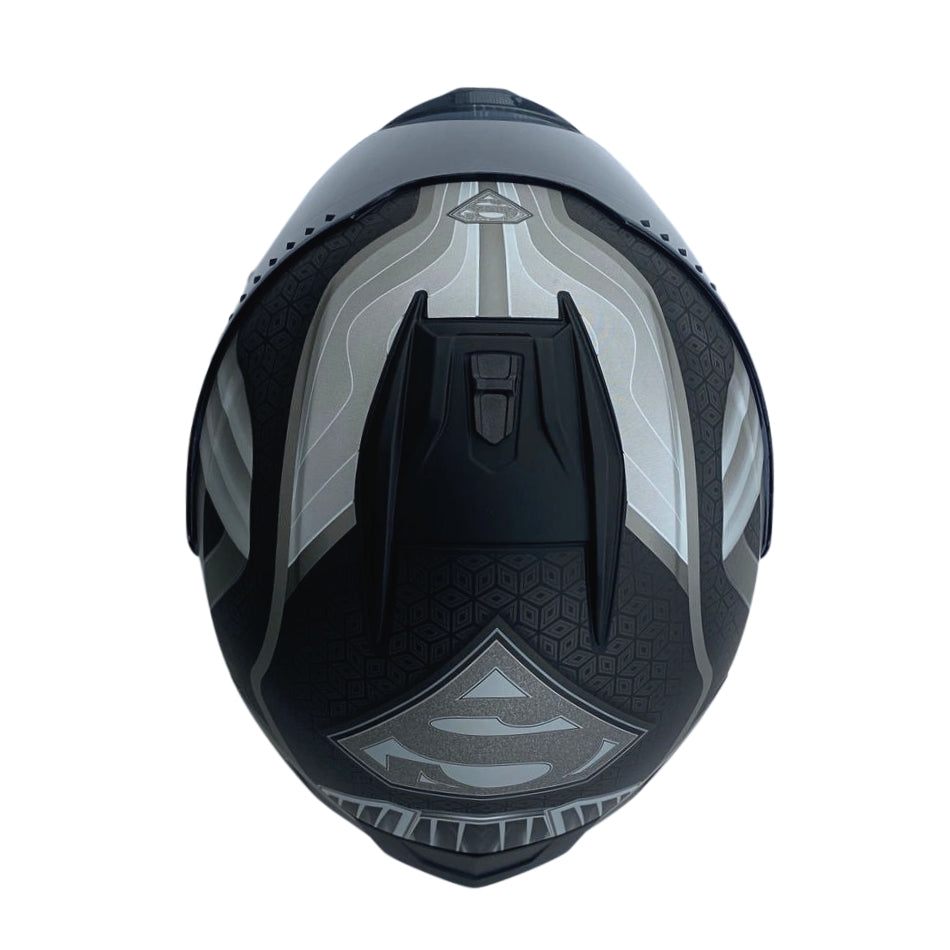 Casco DC Integral Extreme Superman Plateado Cert. DOT I ECE