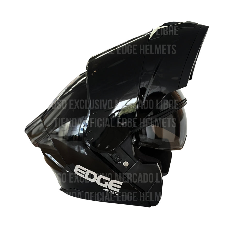 Casco Edge Abatible Boston Solido Certificación Dot | Ece