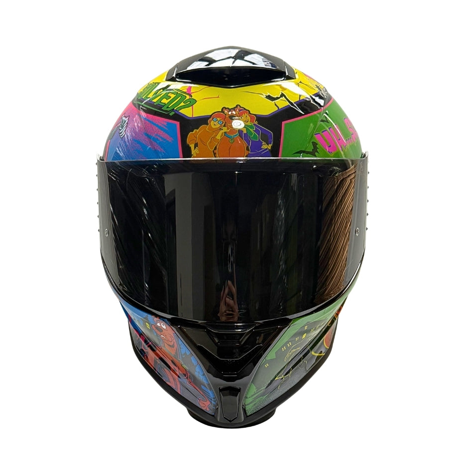 Casco WARNER Integral Shanghai Scooby Doo Certificación DOT I ECE