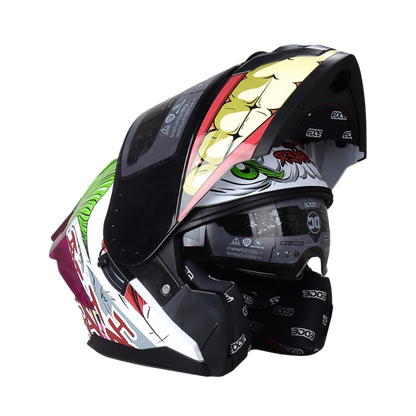 Casco DC Abatible Boston Joker Certificación DOT I ECE