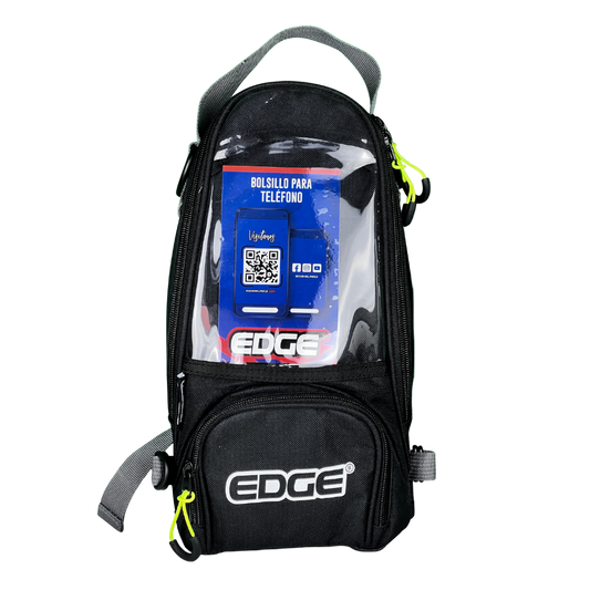 Tank Bag, Maleta Tanque, Porta Celular Moto Edge de 3L Negra