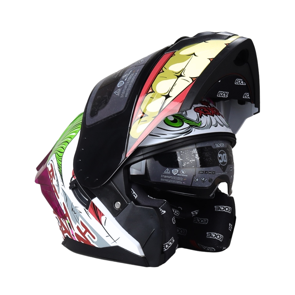 Casco DC Abatible Boston Joker Certificación DOT I ECE