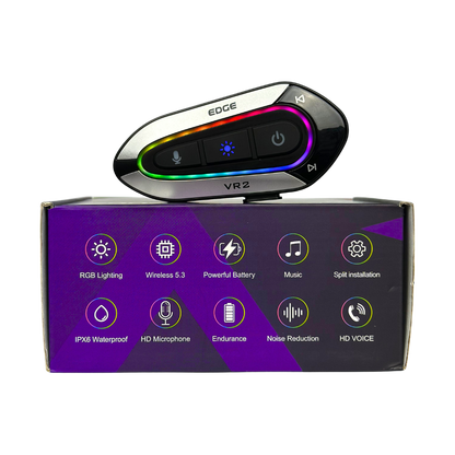 Intercomunicador para Casco de Moto Edge VR2
