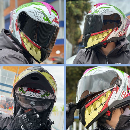 Casco DC Abatible Boston Joker Certificación DOT I ECE