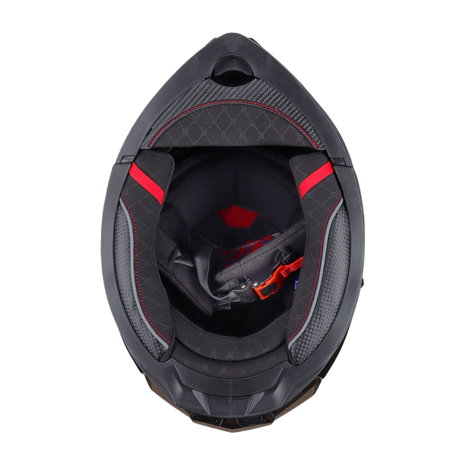 Casco EDGE Integral Extreme Solido Negro / Morado Metalizado Certificación DOT I ECE