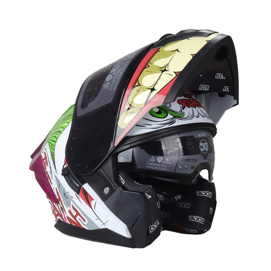 Casco EDGE Abatible Boston Joker Certificación DOT I ECE