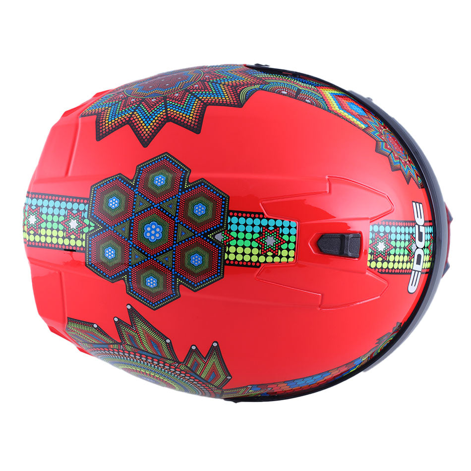 Casco Edge Integral Zoom Pro Xamma Rojo Certificado Dot