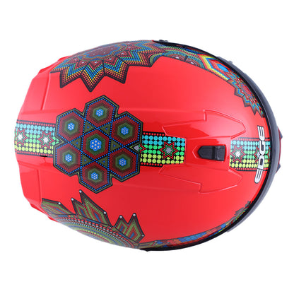 Casco Edge Integral Zoom Pro Xamma Rojo Certificado Dot