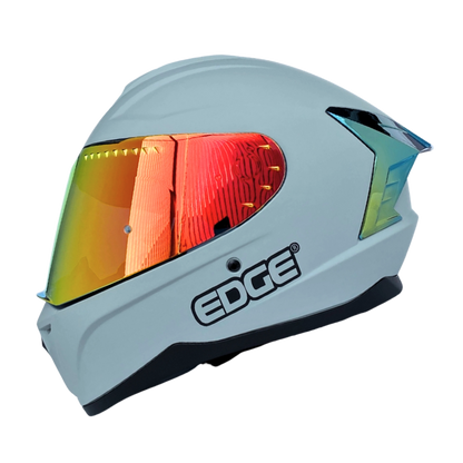 Casco EDGE Integral Extreme Solido Negro / Litmus Metalizado Certificación DOT I ECE