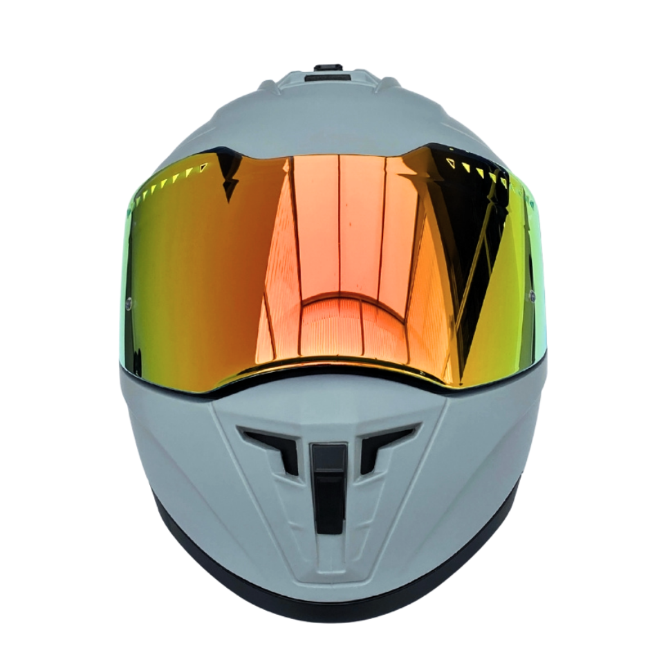 Casco EDGE Integral Extreme Solido Negro / Litmus Metalizado Certificación DOT I ECE