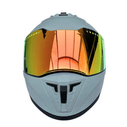 Casco EDGE Integral Extreme Solido Negro / Litmus Metalizado Certificación DOT I ECE
