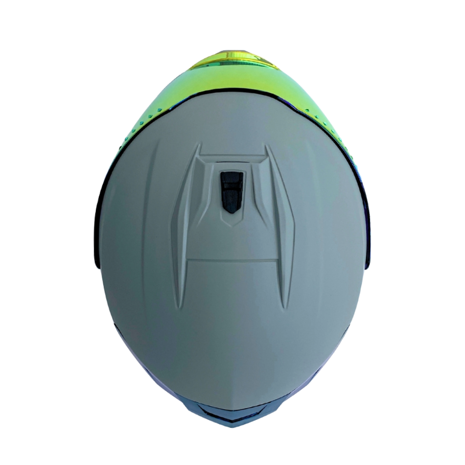 Casco EDGE Integral Extreme Solido Negro / Litmus Metalizado Certificación DOT I ECE