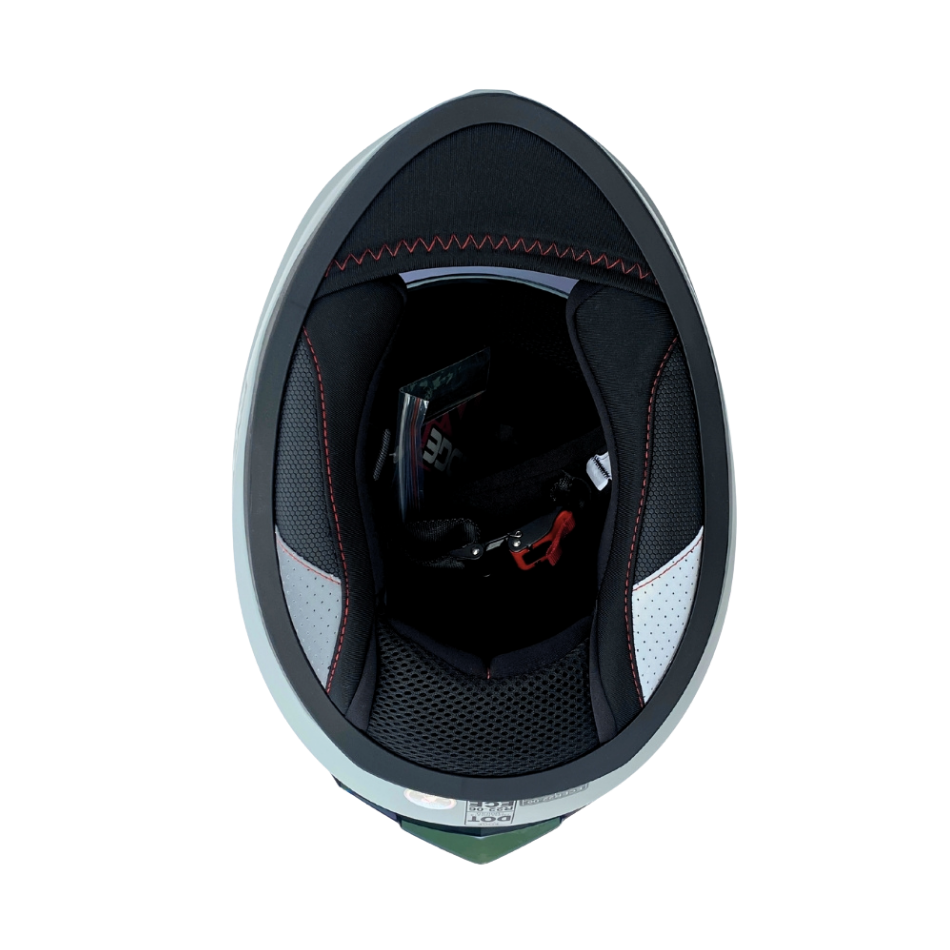 Casco EDGE Integral Extreme Solido Negro / Litmus Metalizado Certificación DOT I ECE