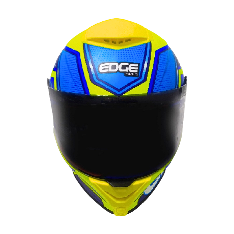 Casco Edge Shanghai Quartz  Amarillo / Azul Cert Dot I Ece