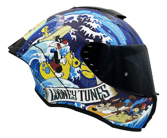 Casco Warner Shanghai Looney Tunes Certificado Dot | Ece