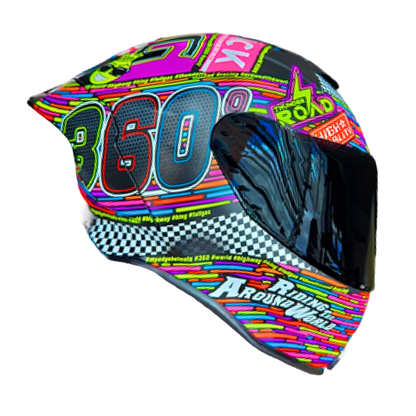 Casco EDGE Integral Shanghai Racing 360 Certificación DOT I ECE