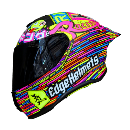 Casco EDGE Integral Shanghai Racing 360 Certificación DOT I ECE