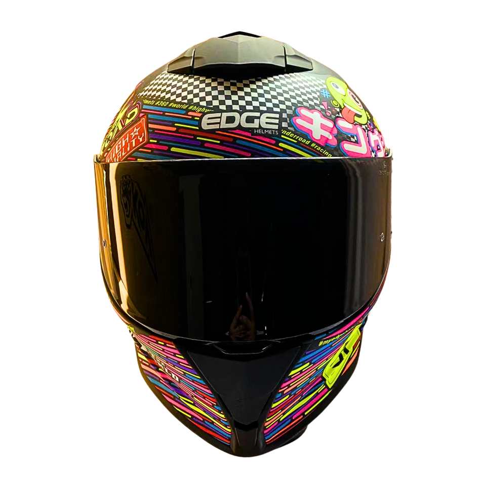 Casco EDGE Integral Shanghai Racing 360 Certificación DOT I ECE