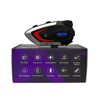 Intercomunicador para Casco de Moto Edge VR1 PLUS Bidireccional 2 Conductores