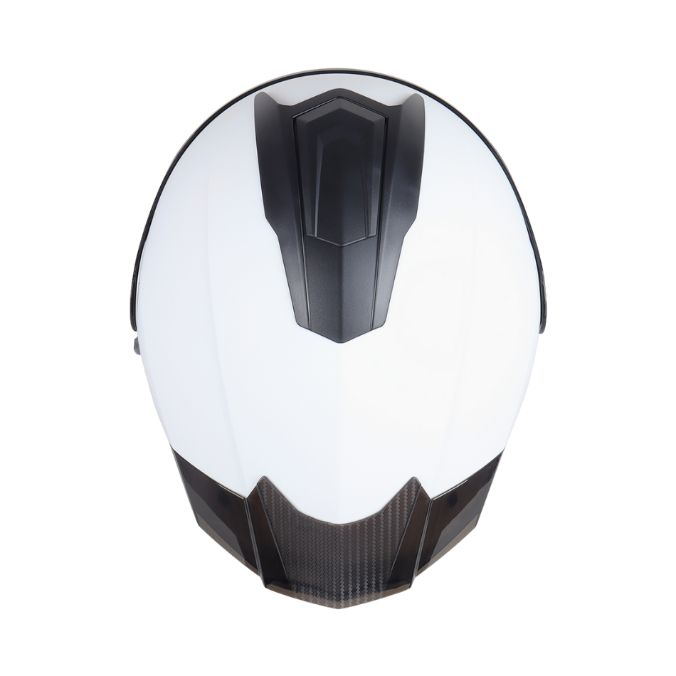 Casco EDGE Abatible Boston Sólido Blanco Certificación DOT I ECE