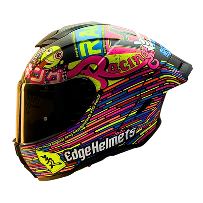 Casco EDGE Integral Shanghai Racing 360 Certificación DOT I ECE