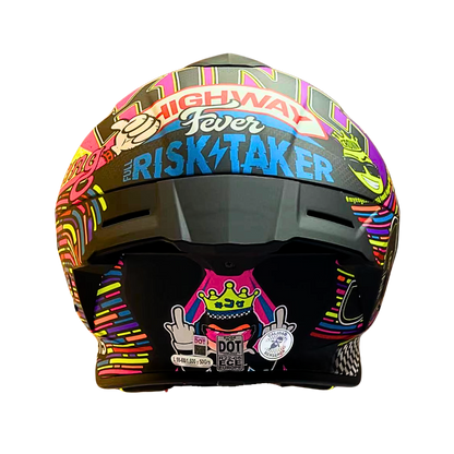 Casco EDGE Integral Shanghai Racing 360 Certificación DOT I ECE