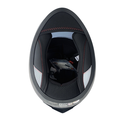 Casco EDGE Integral Shanghai Racing 360 Certificación DOT I ECE