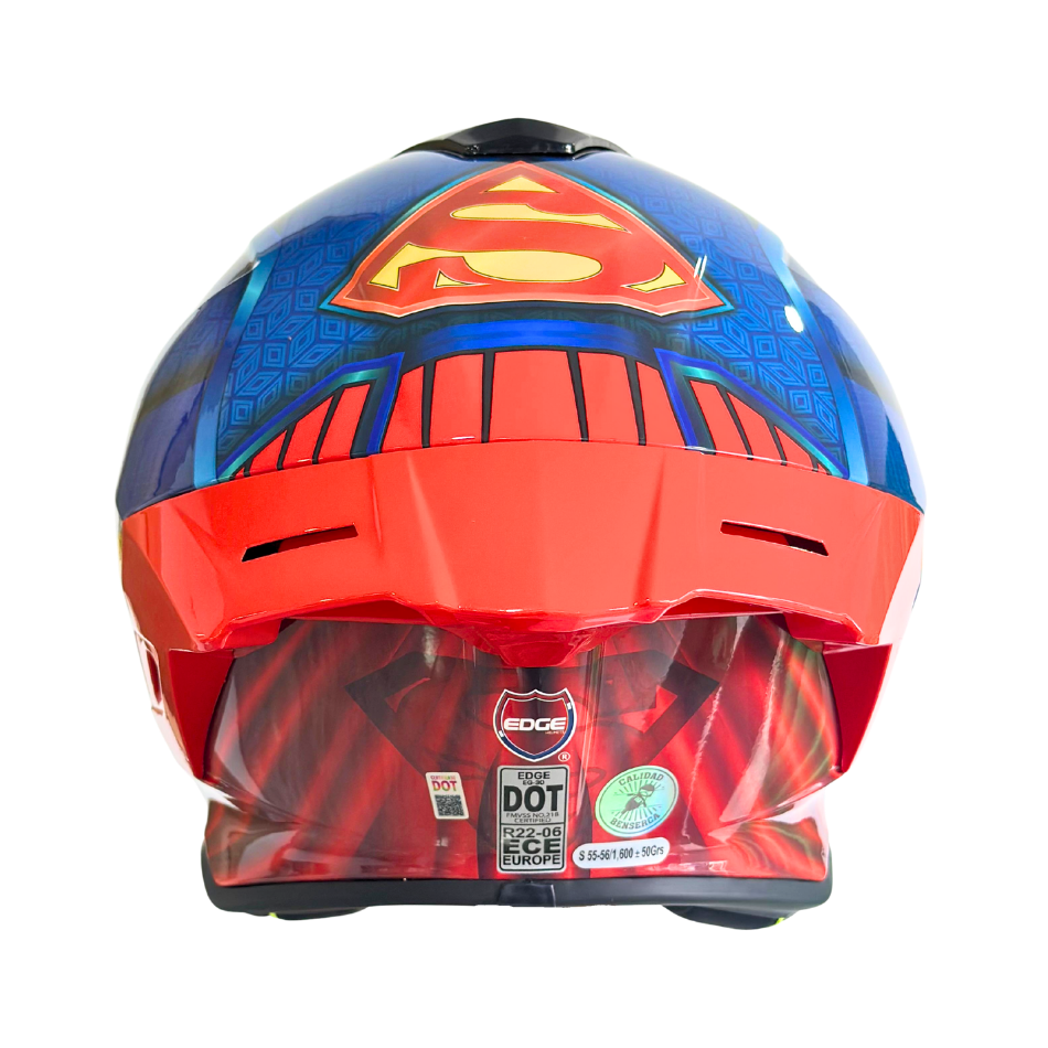 Casco DC Integral Shanghai Superman Certificación DOT | ECE