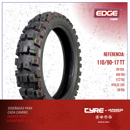 Llantas de Motocicletas EDGE Tamano  - ED24-110/90-17