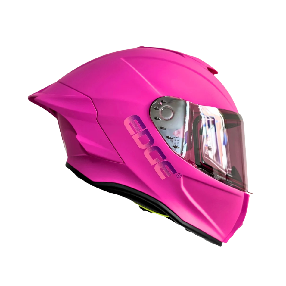 Casco EDGE Integral Shanghai Sólido Rosado Certificación DOT | ECE