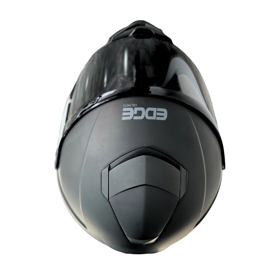Casco EDGE Integral Shanghai Sólido Negro Certificación DOT I ECE