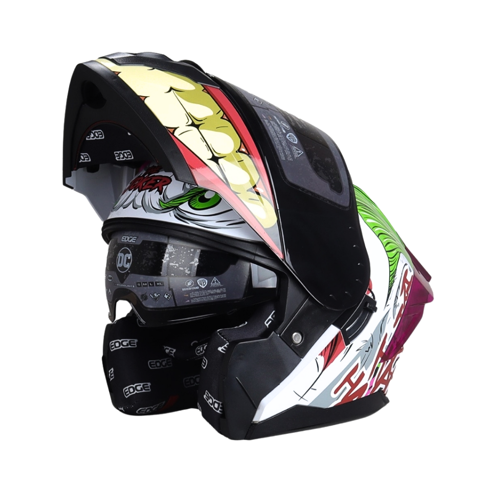 Casco DC Abatible Boston Joker Certificación DOT I ECE