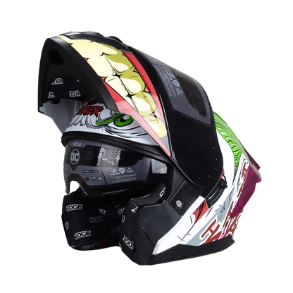 Casco DC Abatible Boston Joker Certificación DOT I ECE