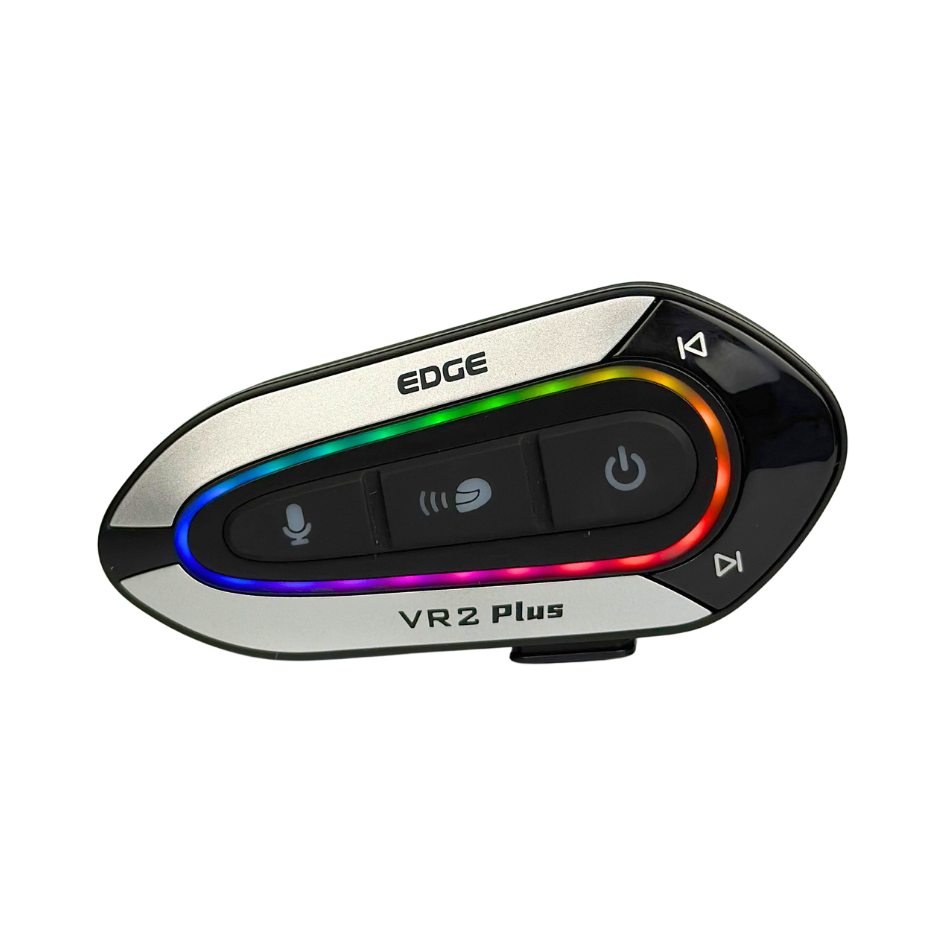 Intercomunicador para Casco de Moto Edge VR2 PLUS Bidireccional 2 Conductores