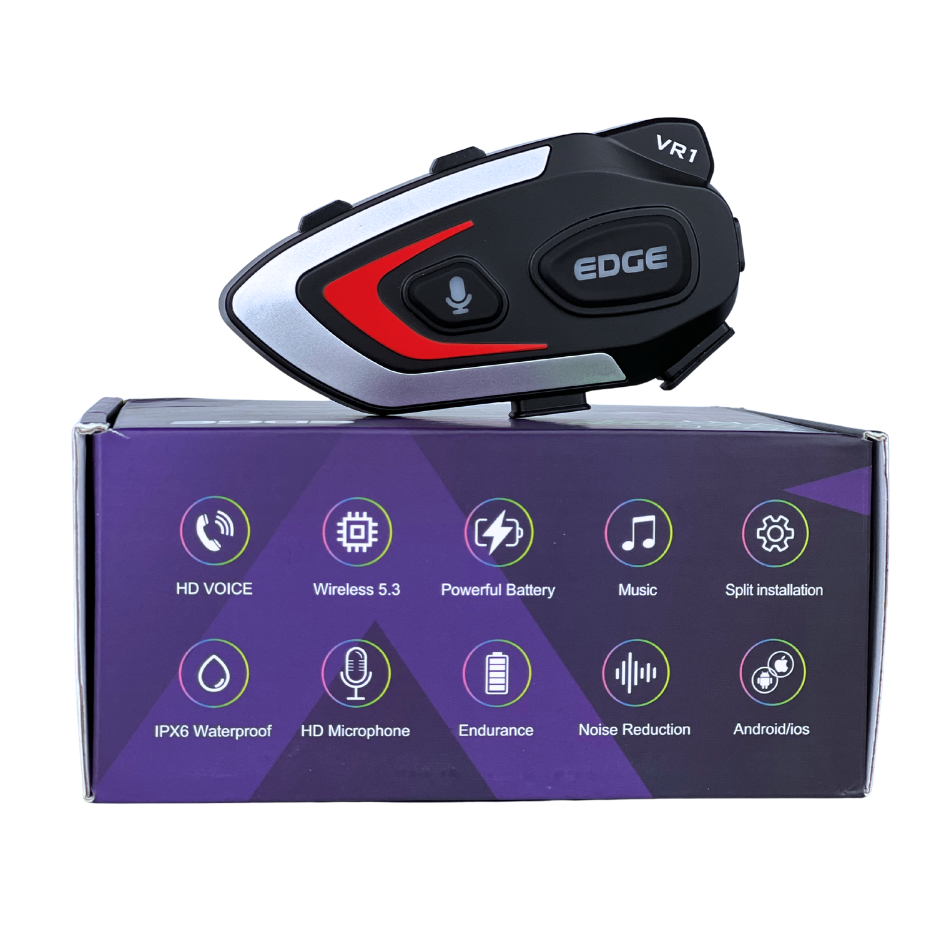 Intercomunicador para Casco de Moto Edge VR1