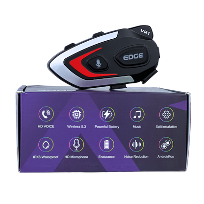 Intercomunicador para Casco de Moto Edge VR1