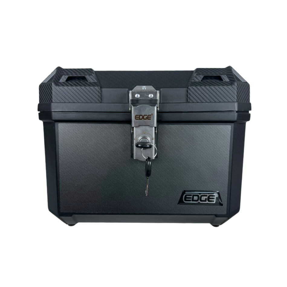 Maletero para Motocicleta (Baul) Edge Plástico Negro 45 Litros
