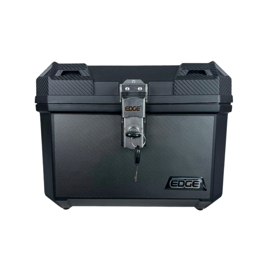 Maletero para Motocicleta (Baul) Edge Plástico Negro 45 Litros