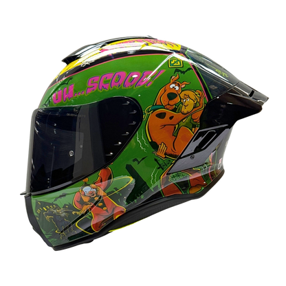 Casco WARNER Integral Shanghai Scooby Doo Certificación DOT I ECE