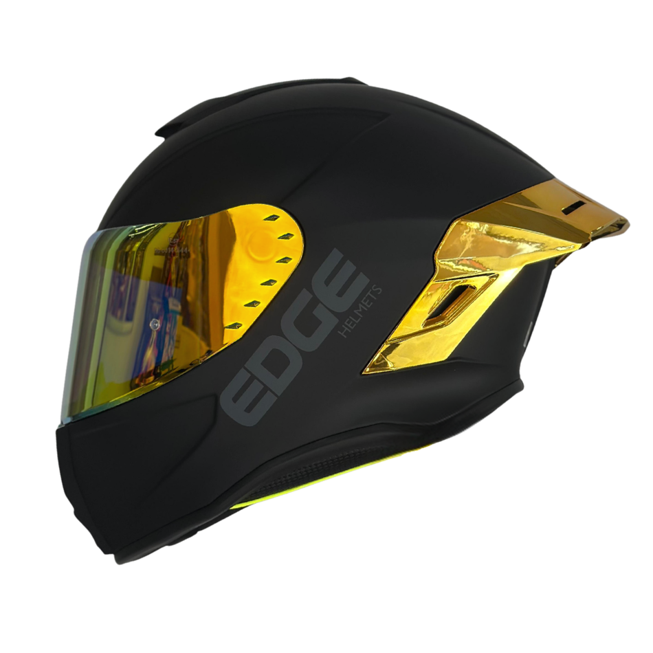 Casco EDGE Integral Shanghai Metalizado Dorado Certificación DOT I ECE
