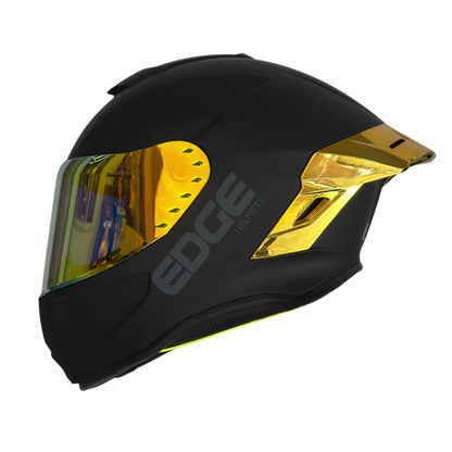 Casco EDGE Integral Shanghai Metalizado Dorado Certificación DOT I ECE