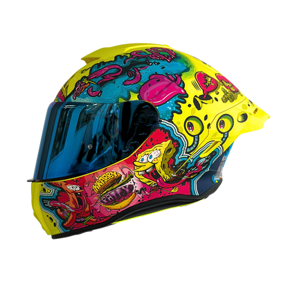 Casco NICK Integral Shanghai Bob Esponja Certificación DOT I ECE